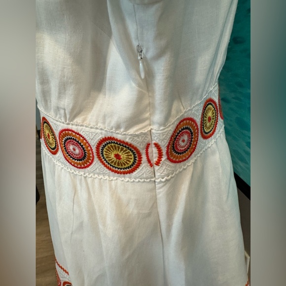 Boden Tamsin Embroidered Dress Size 12 - Picture 5 of 11